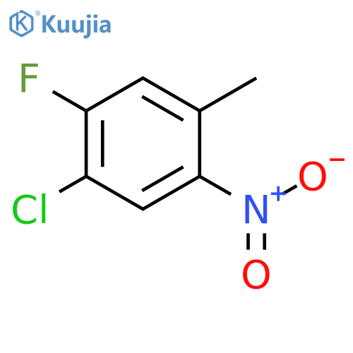 2-Fluoro-4-methyl-5-nitroaniline structure