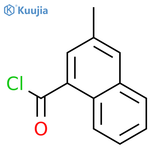 1-Naphthalenecarbonylchloride, 3-methyl- structure