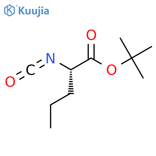 tert-butyl (2S)-2-isocyanatopentanoate structure