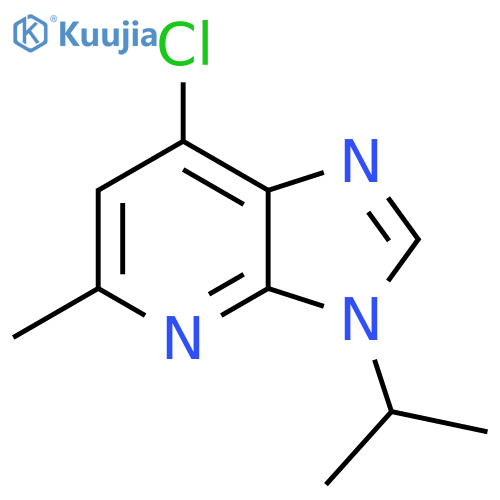 7-chloro-3-isopropyl-5-methyl-imidazo[4,5-b]pyridine structure