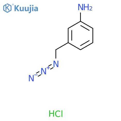 3-(Azidomethyl)aniline hydrochloride structure