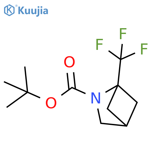 Tert-butyl 1-(trifluoromethyl)-2-azabicyclo[2.1.1]hexane-2-carboxylate structure
