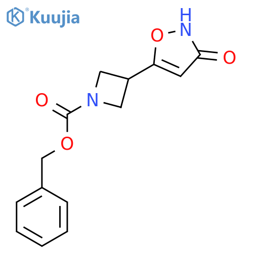 Benzyl 3-(3-hydroxy-1,2-oxazol-5-yl)azetidine-1-carboxylate structure