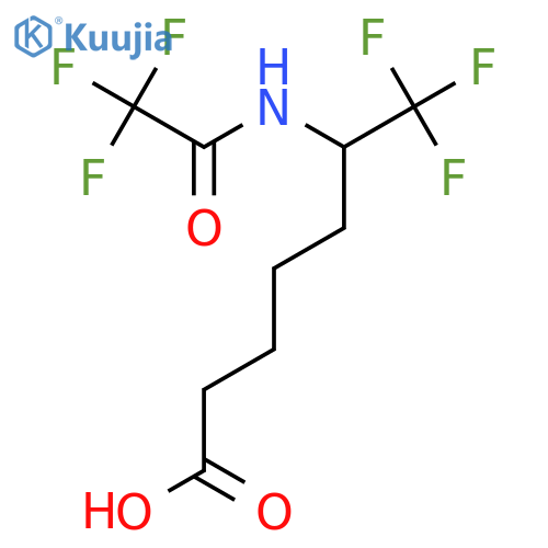 7,7,7-Trifluoro-6-(2,2,2-trifluoroacetamido)heptanoic acid structure