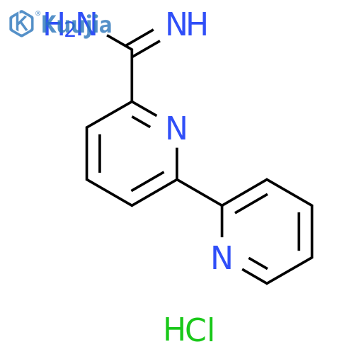 [2,2'-Bipyridine]-6-carboximidamide dihydrochloride structure