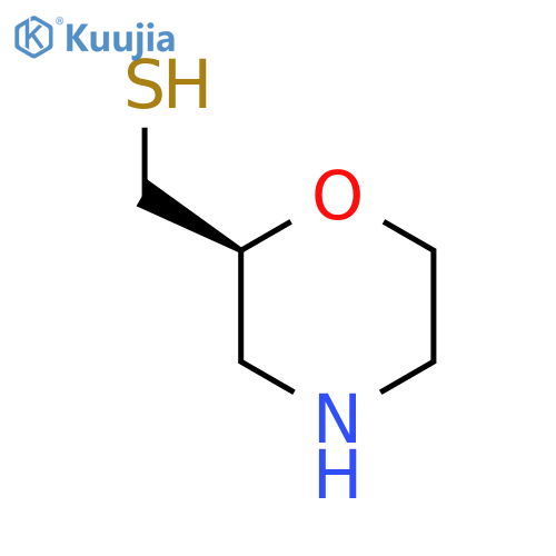(2S)-morpholin-2-ylmethanethiol structure