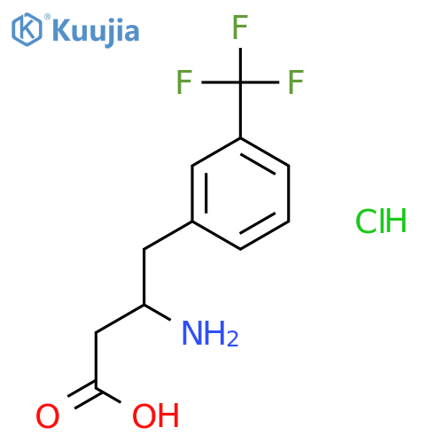 3-Trifluoromethyl-D-beta-homophenylalanine hydrochloride structure