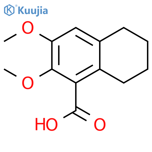 1-Naphthalenecarboxylic acid, 5,6,7,8-tetrahydro-2,3-dimethoxy- structure
