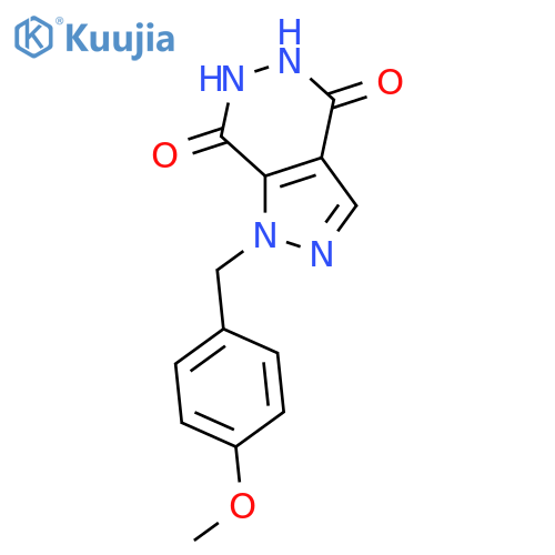 1-(4-Methoxy-benzyl)-1H-pyrazolo[3,4-d]pyridazine-4,7-diol structure