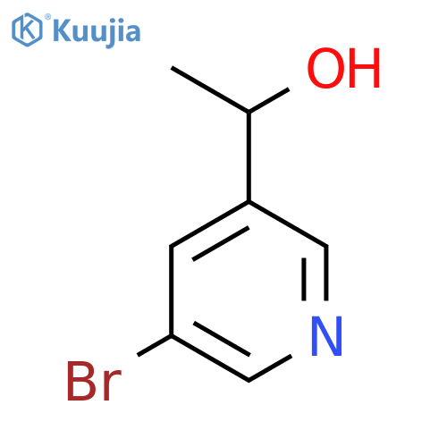 3-Bromo-5-(1-hydroxyethyl)pyridine structure