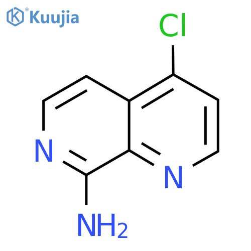 4-Chloro-1,7-naphthyridin-8-amine structure