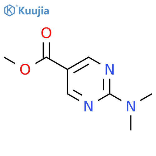 5-Pyrimidinecarboxylicacid, 2-(dimethylamino)-, methyl ester structure
