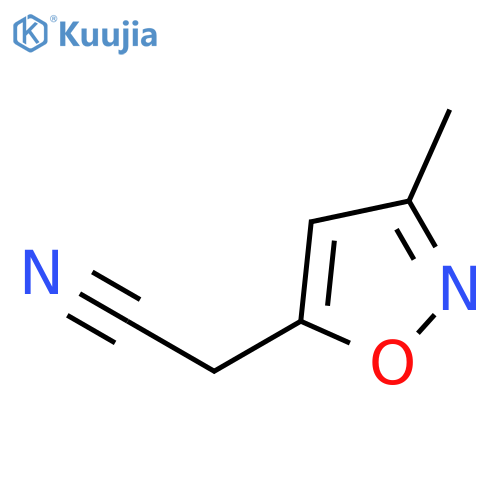 (3-methylisoxazol-5-yl)acetonitrile structure