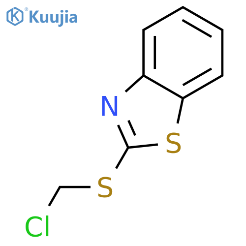 2-[(chloromethyl)sulfanyl]-1,3-benzothiazole structure