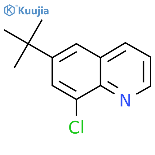 6-(t-Butyl)-8-chloroquinoline structure