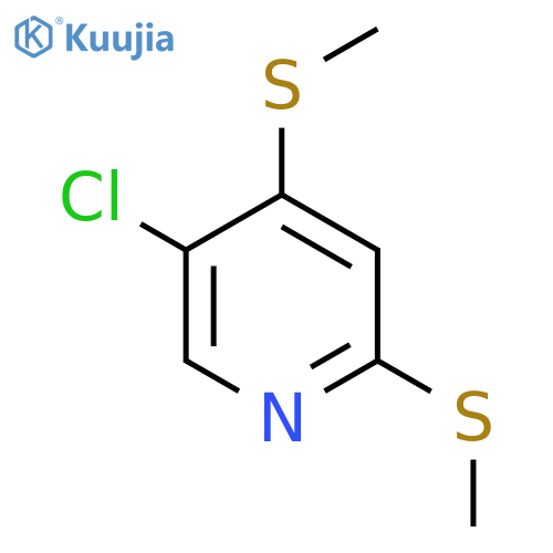 5-Chloro-2,4-bis(methylthio)pyridine structure