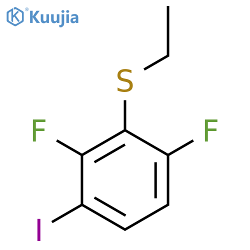 (2,6-Difluoro-3-iodophenyl)(ethyl)sulfane structure