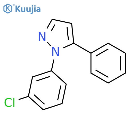 1-(3-Chlorophenyl)-5-phenyl-1H-pyrazole structure