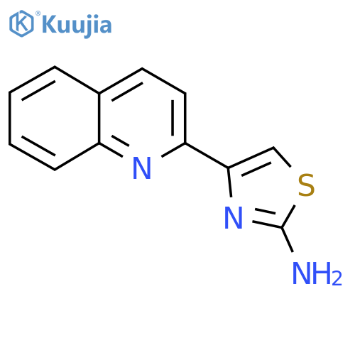 4-(quinolin-2-yl)-1,3-thiazol-2-amine structure
