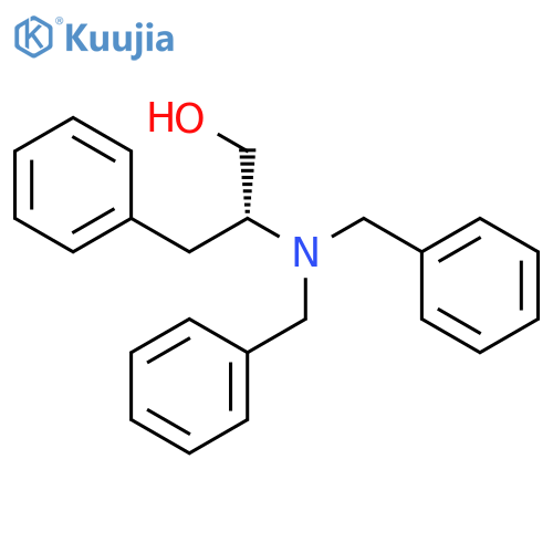 Benzenepropanol, b-[bis(phenylmethyl)amino]-, (bR)- structure