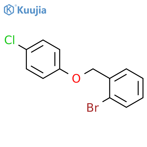 Benzene, 1-bromo-2-[(4-chlorophenoxy)methyl]- structure