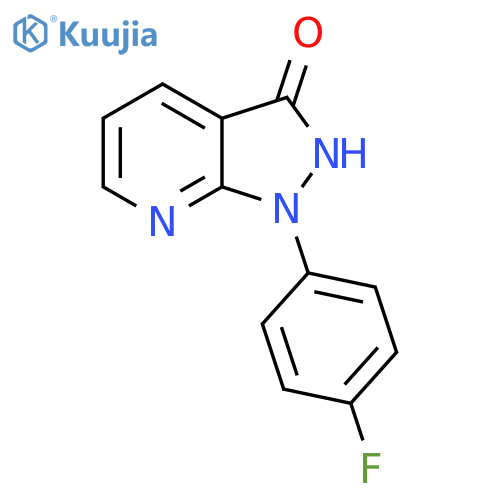 1-(4-Fluorophenyl)-1H,2H,3H-pyrazolo[3,4-b]pyridin-3-one structure