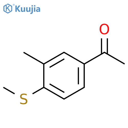 Ethanone, 1-[3-methyl-4-(methylthio)phenyl]- structure
