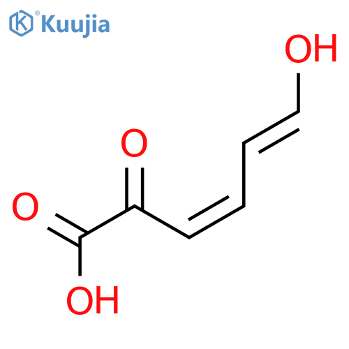 2,4-Hexadienoic acid,2-hydroxy-6-oxo- structure