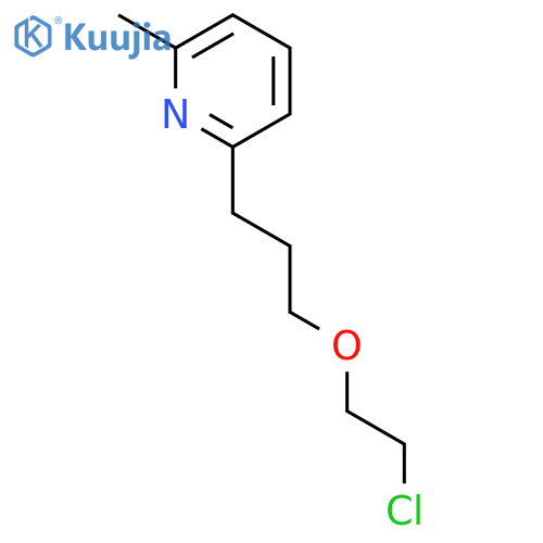2-[3-(2-Chloroethoxy)propyl]-6-methylpyridine structure
