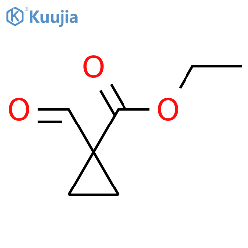 ethyl 1-formylcyclopropane-1-carboxylate structure