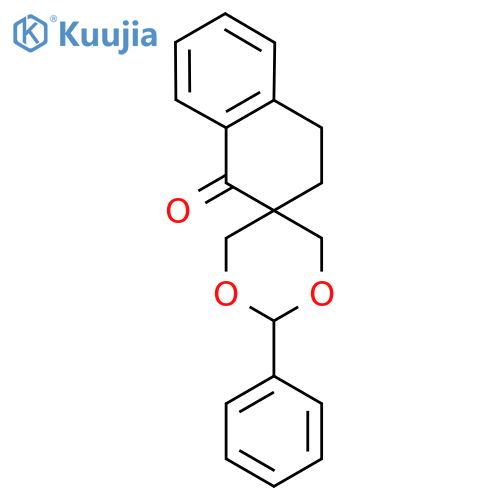 2-Phenylspiro[1,3-dioxane-5,2'-3,4-dihydronaphthalene]-1'-one structure