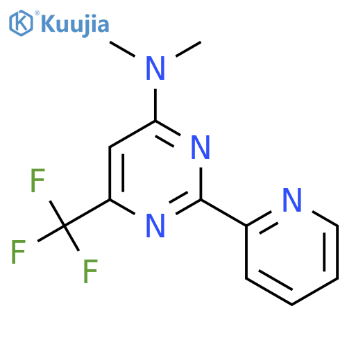 N,N-Dimethyl-2-(2-pyridinyl)-6-(trifluoromethyl)-4-pyrimidinamine structure