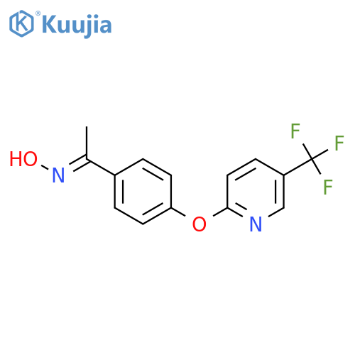 1-(4-([5-(TRIFLUOROMETHYL)-2-PYRIDINYL]OXY)PHENYL)-1-ETHANONE OXIME structure