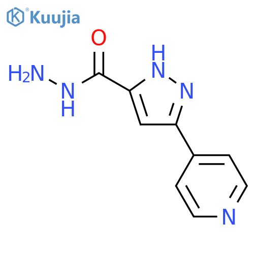 3-(pyridin-4-yl)-1H-pyrazole-5-carbohydrazide structure