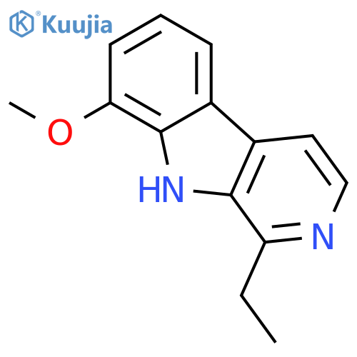 1-ethyl-8-methoxy-9H-beta-carboline structure