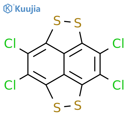 3,4,7,8-Tetrachloronaphtho1,8-cd:4,5-c'd'bis1,2-dithiole structure