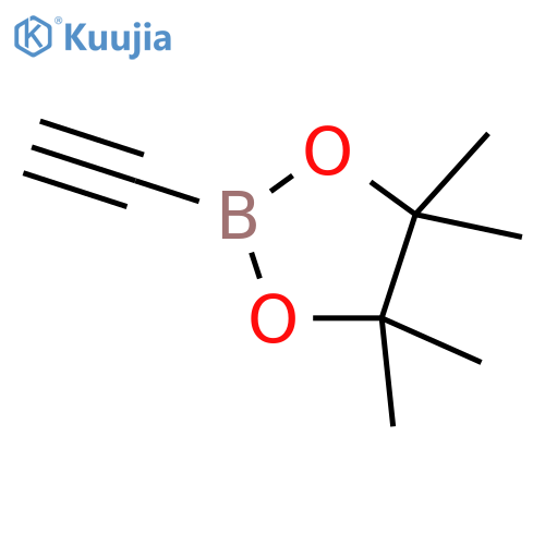 2-Ethynyl-4,4,5,5-tetramethyl-1,3,2-dioxaborolane structure