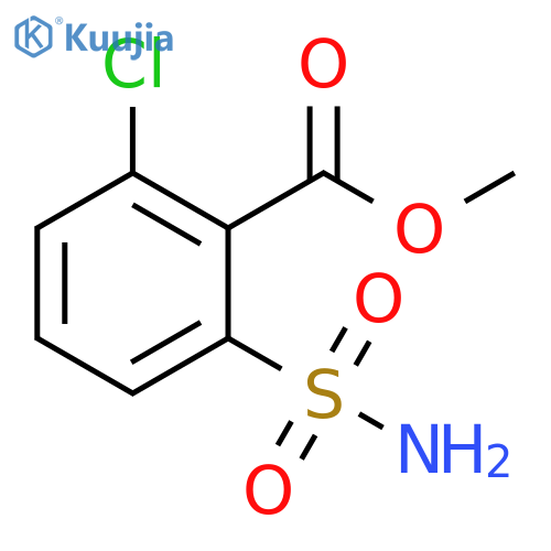 methyl 2-chloro-6-sulfamoylbenzoate structure