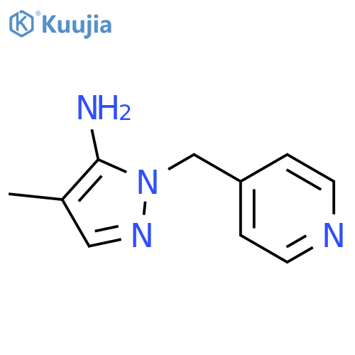 4-Methyl-1-(pyridin-4-ylmethyl)-1H-pyrazol-5-amine structure