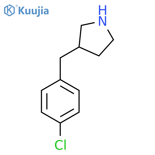 3-(4-chlorophenyl)methylpyrrolidine structure