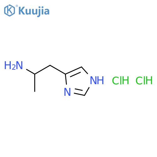 1-(1H-imidazol-4-yl)propan-2-amine dihydrochloride structure