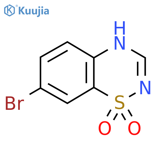 7-Bromo-4H-1,2,4-benzothiadiazine 1,1-dioxide structure