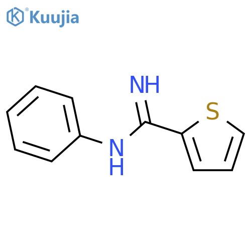 N-phenylthiophene-2-carboximidamide structure