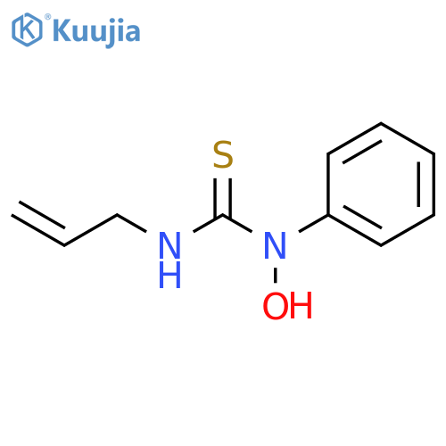 Thiourea, N-hydroxy-N-phenyl-N'-2-propenyl- structure