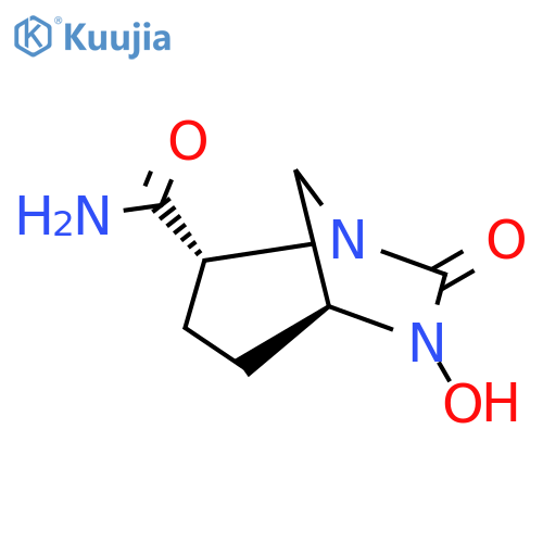 (2S,5R)-6-hydroxy-7-oxo-1,6-diazabicyclo[3.2.1]octane-2-carboxamide structure