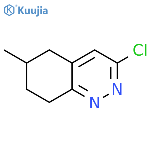 3-chloro-6-methyl-5,6,7,8-tetrahydrocinnoline structure