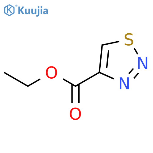 Ethyl 1,2,3-thiadiazole-4-carboxylate structure