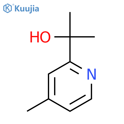 2-(4-Methylpyridin-2-yl)propan-2-ol structure