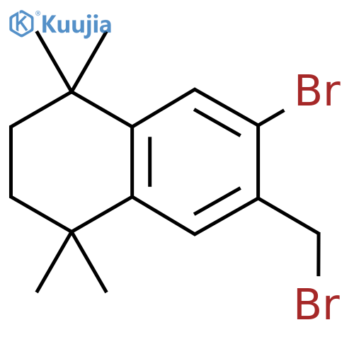 6-Bromo-7-(bromomethyl)-1,1,4,4-tetramethyl-1,2,3,4-tetrahydronaphthalene structure
