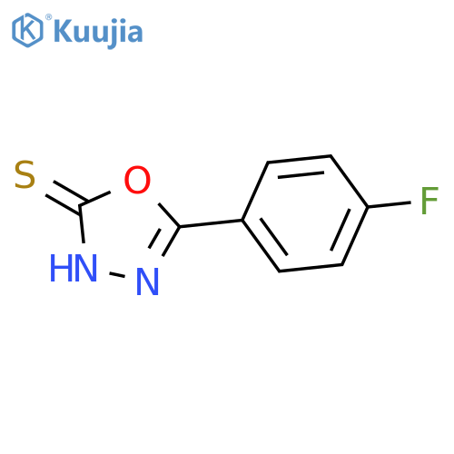 5-(4-fluorophenyl)-1,3,4-oxadiazole-2-thiol structure
